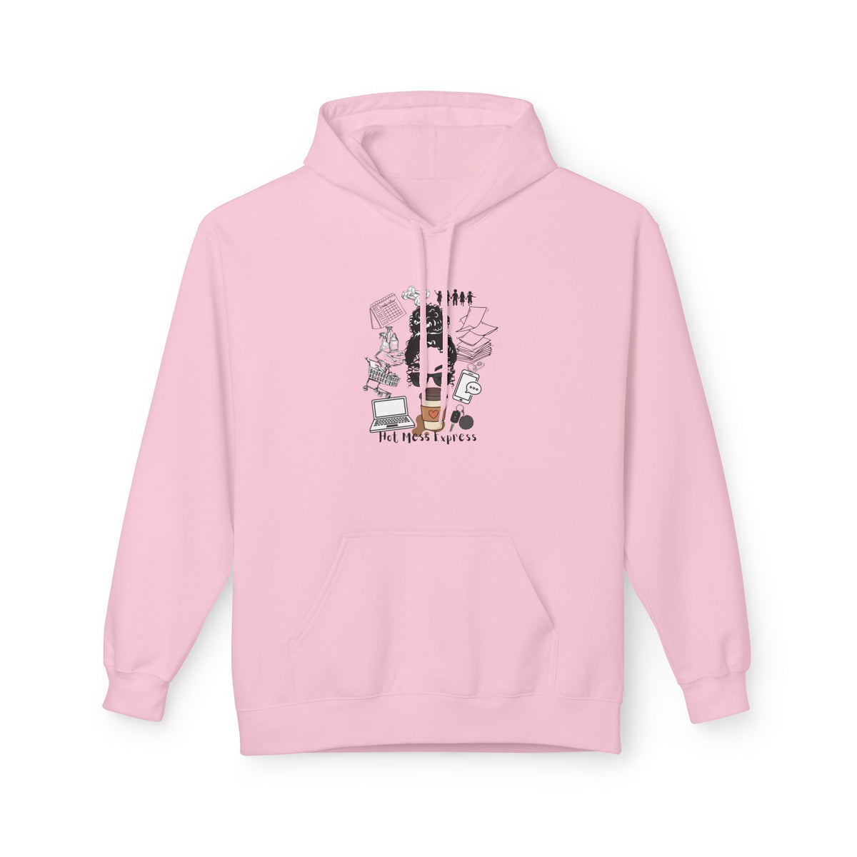 Hot Mess Express Curly Hair Hoodie