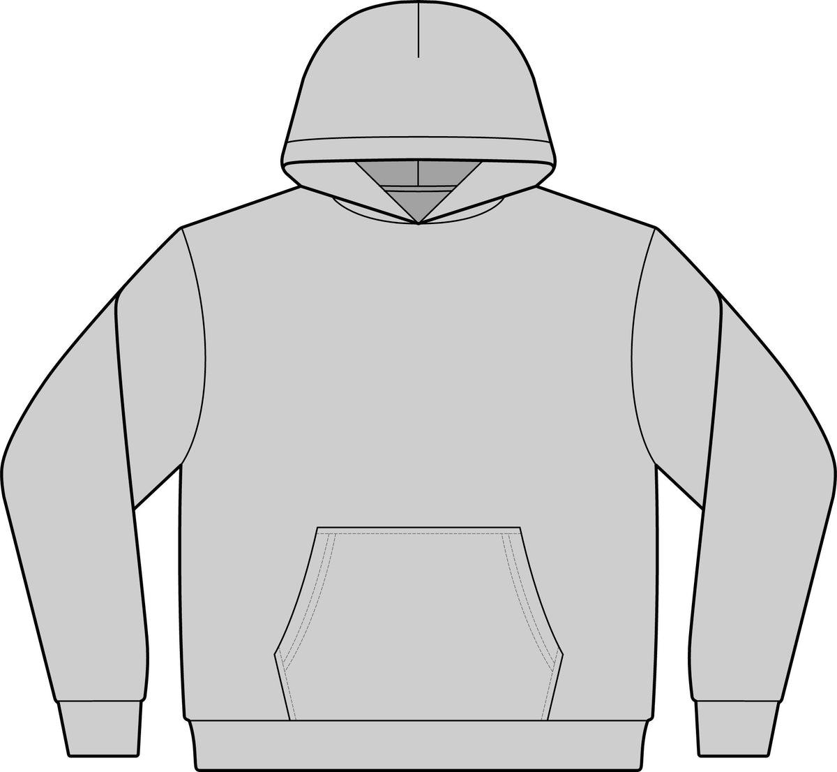 Men's Cotton Polyester Hoodie