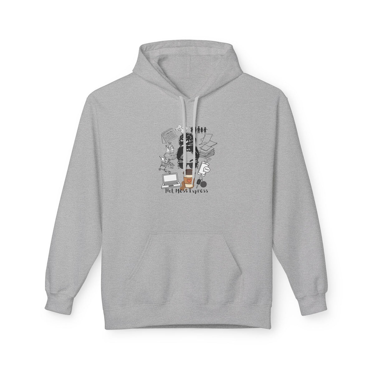 Hot Mess Express Curly Hair Hoodie