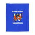 Wolverines Velveteen Plush Blanket