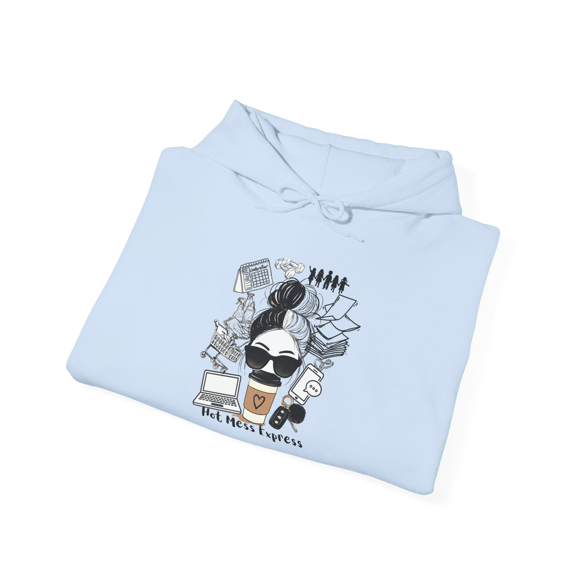 Hot Mess Express Straight Hair Hoodie