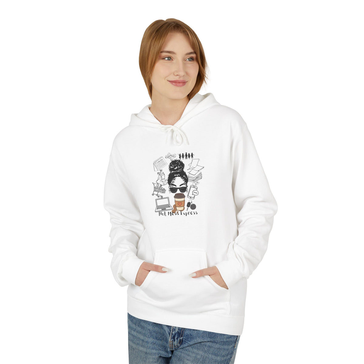 Hot Mess Express Curly Hair Hoodie