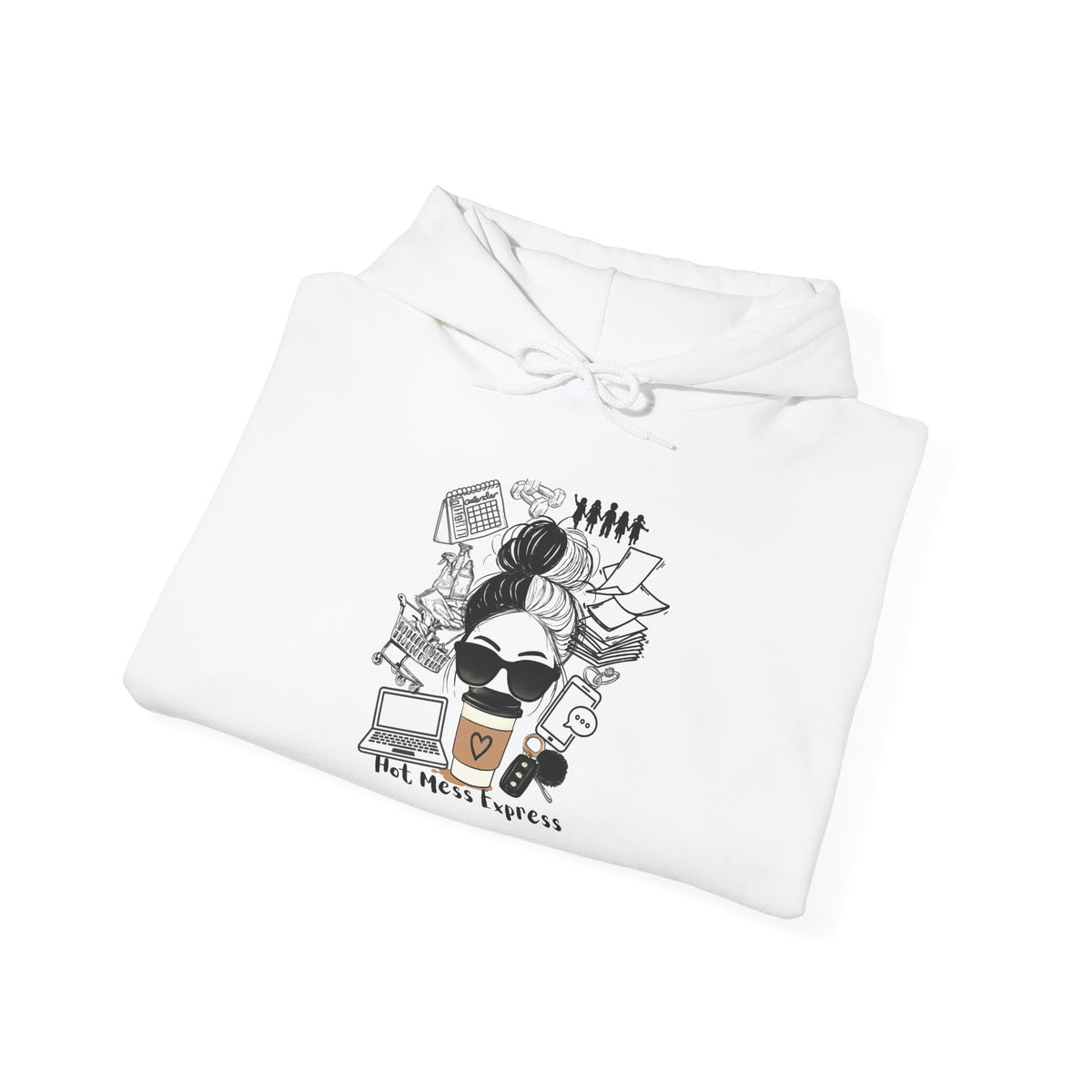 Hot Mess Express Straight Hair Hoodie