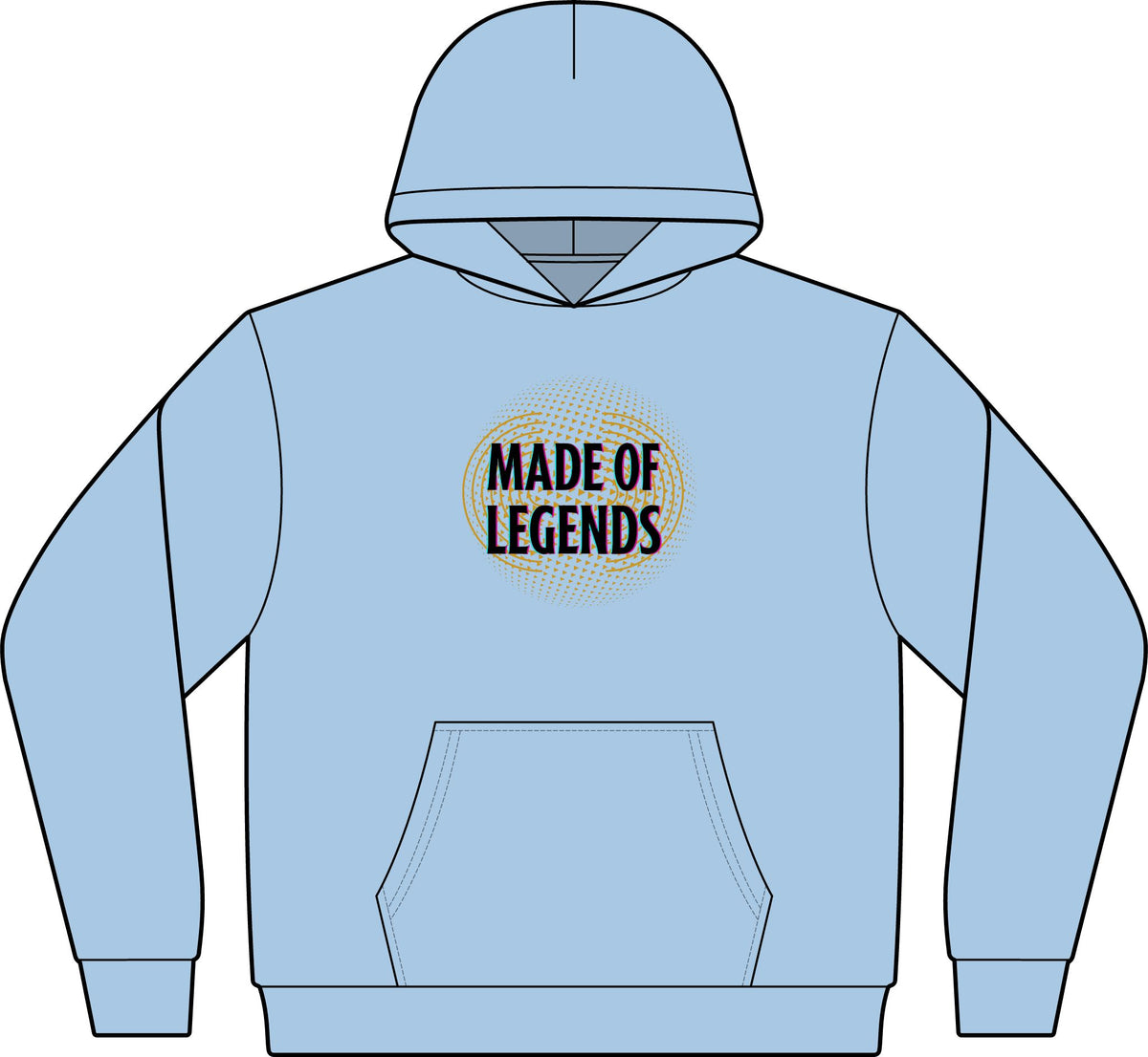 Men's Cotton Polyester Hoodie