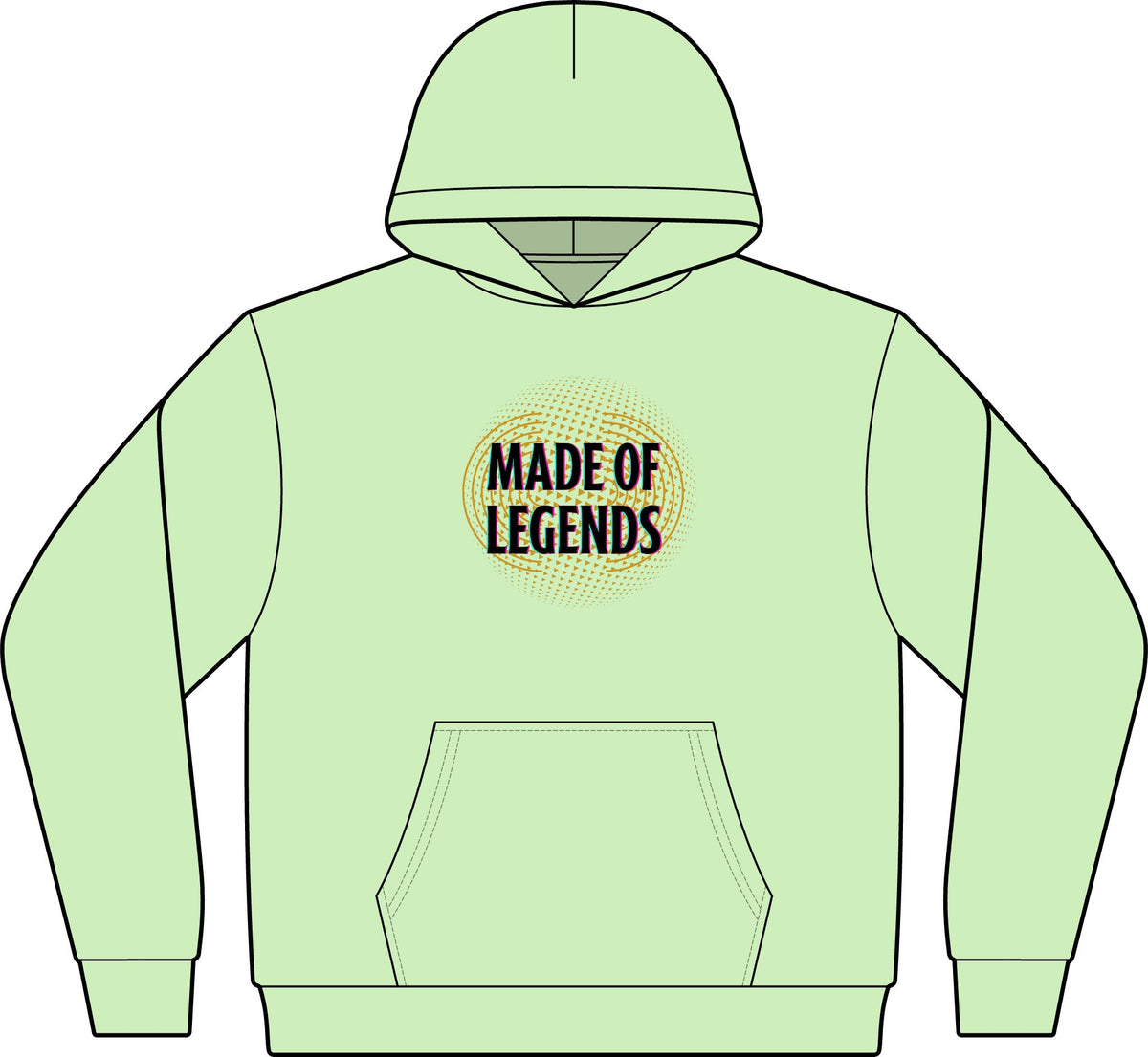 Men's Cotton Polyester Hoodie