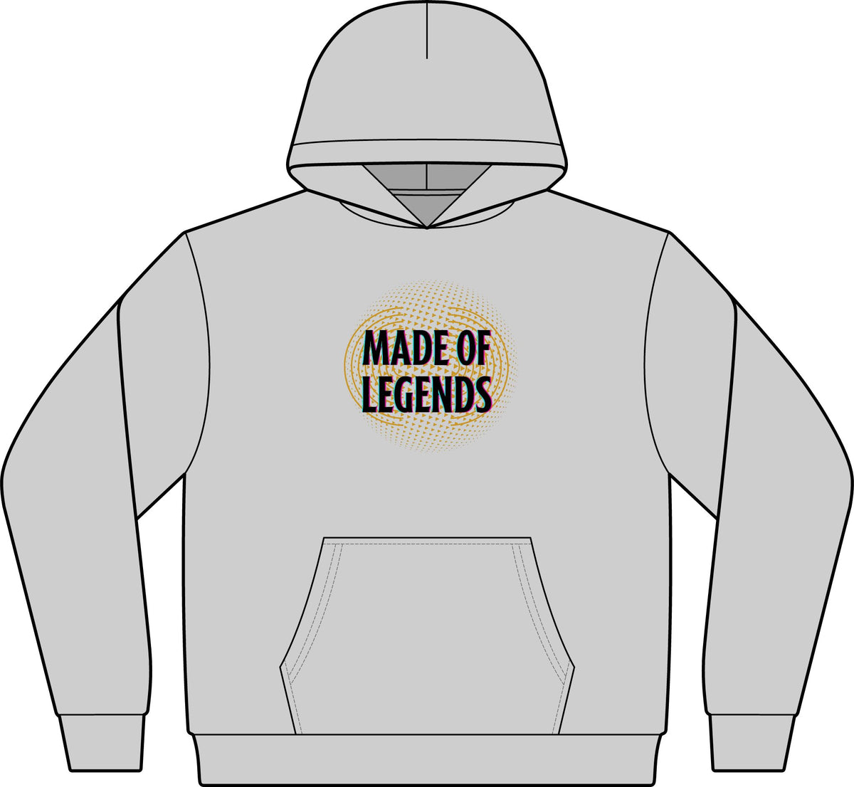 Men's Cotton Polyester Hoodie