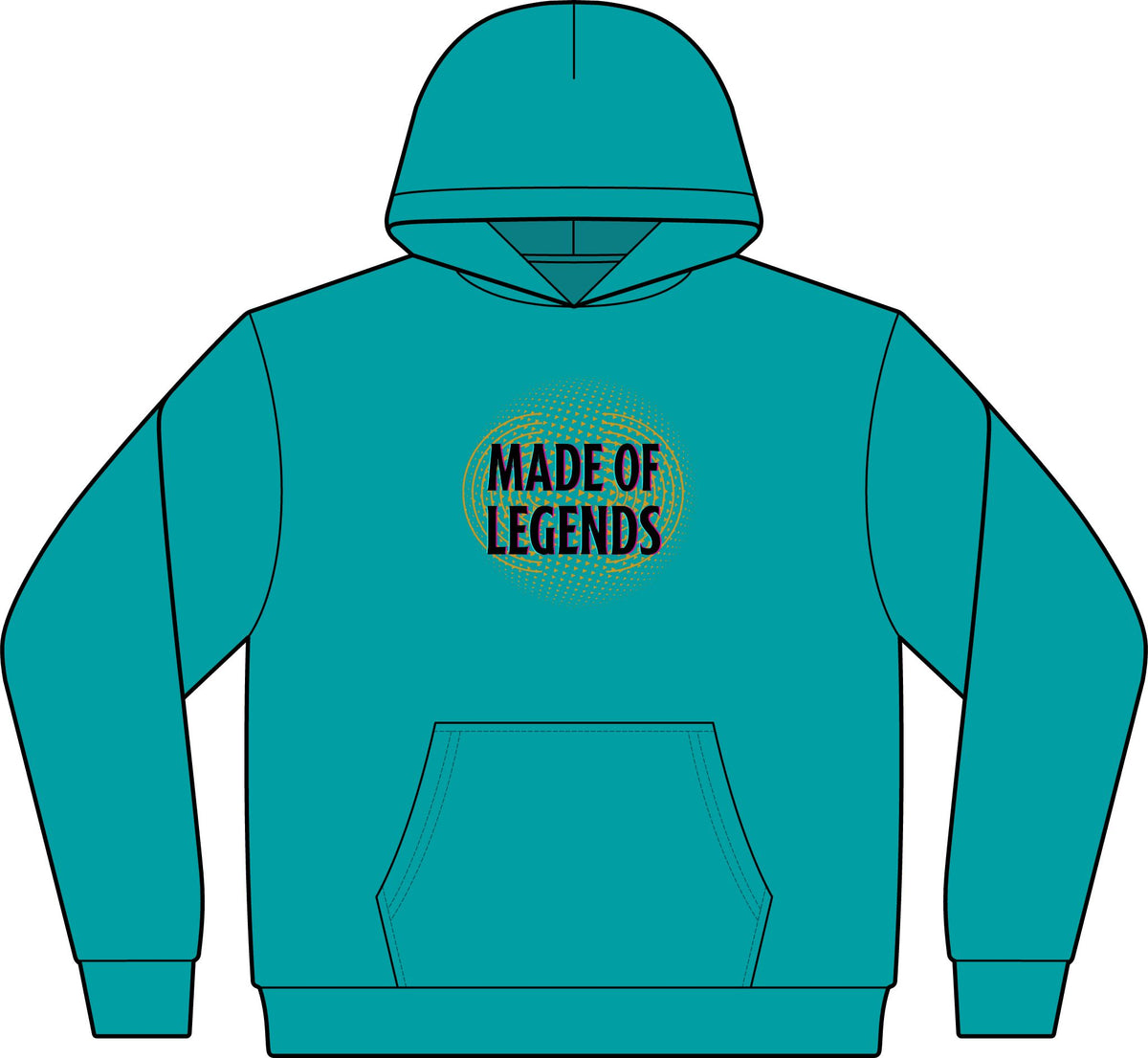 Men's Cotton Polyester Hoodie