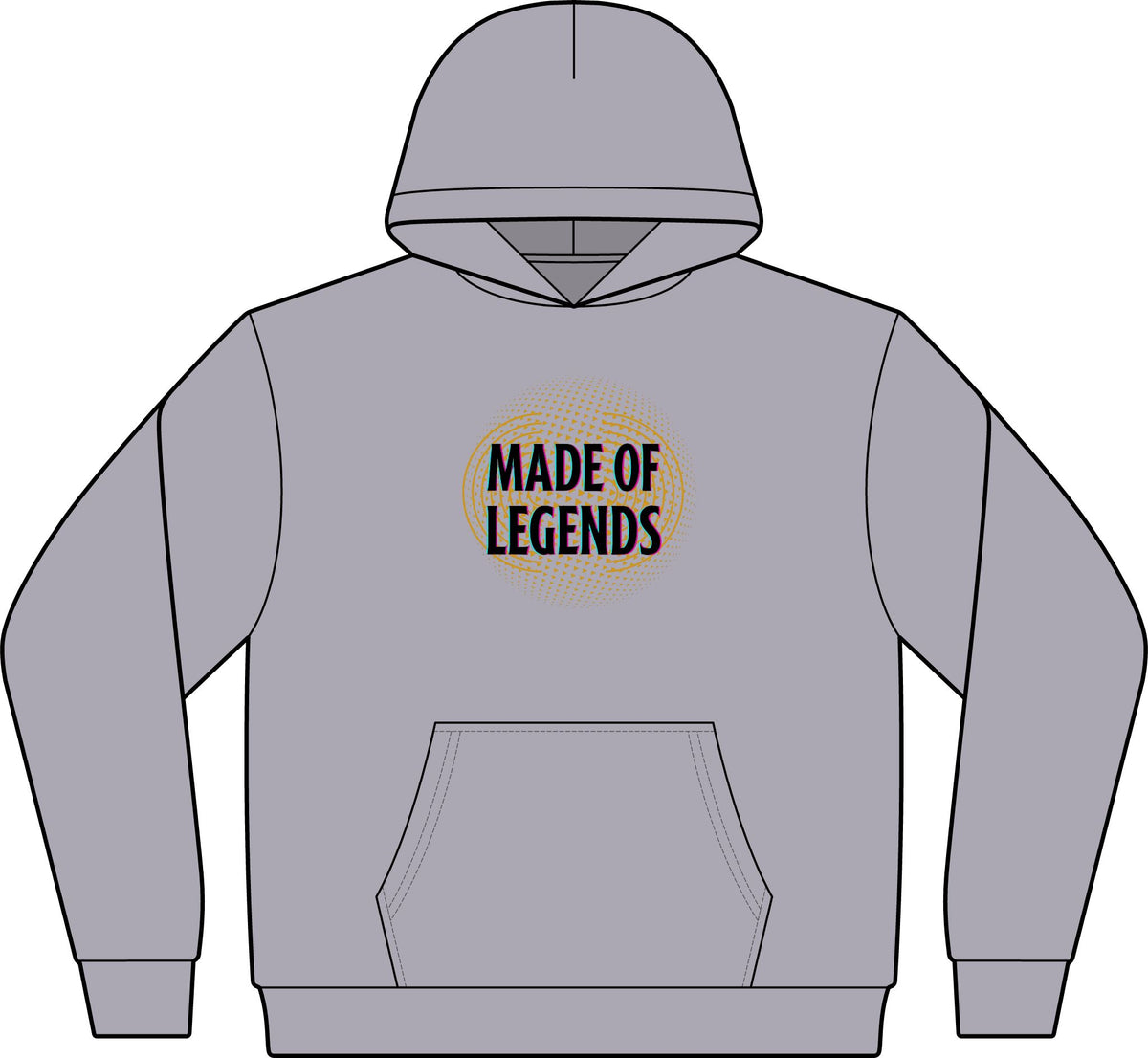 Men's Cotton Polyester Hoodie