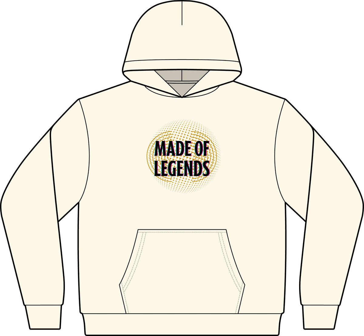 Men's Cotton Polyester Hoodie