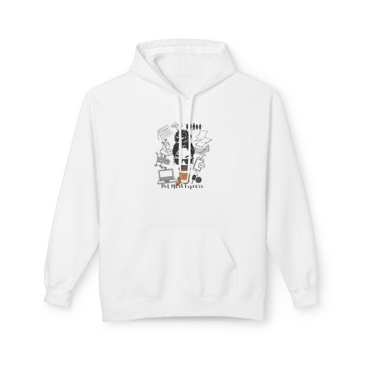 Hot Mess Express Curly Hair Hoodie