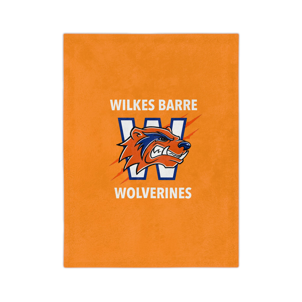 Wolverines Velveteen Microfiber Blanket
