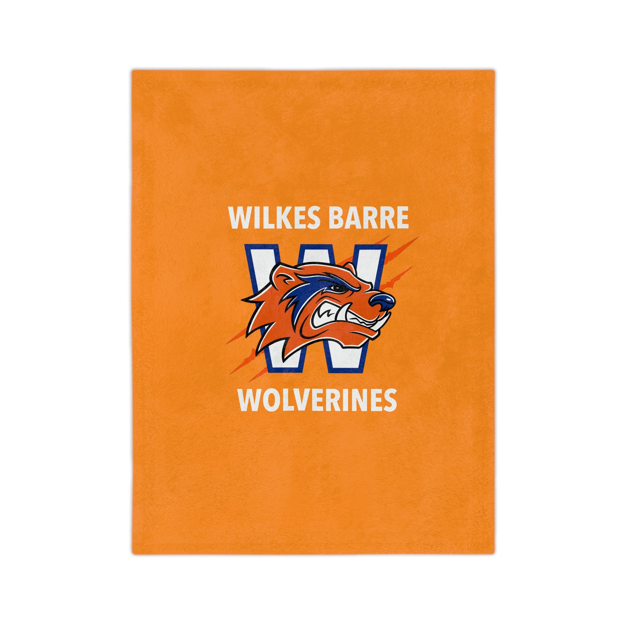 Wolverines Velveteen Microfiber Blanket