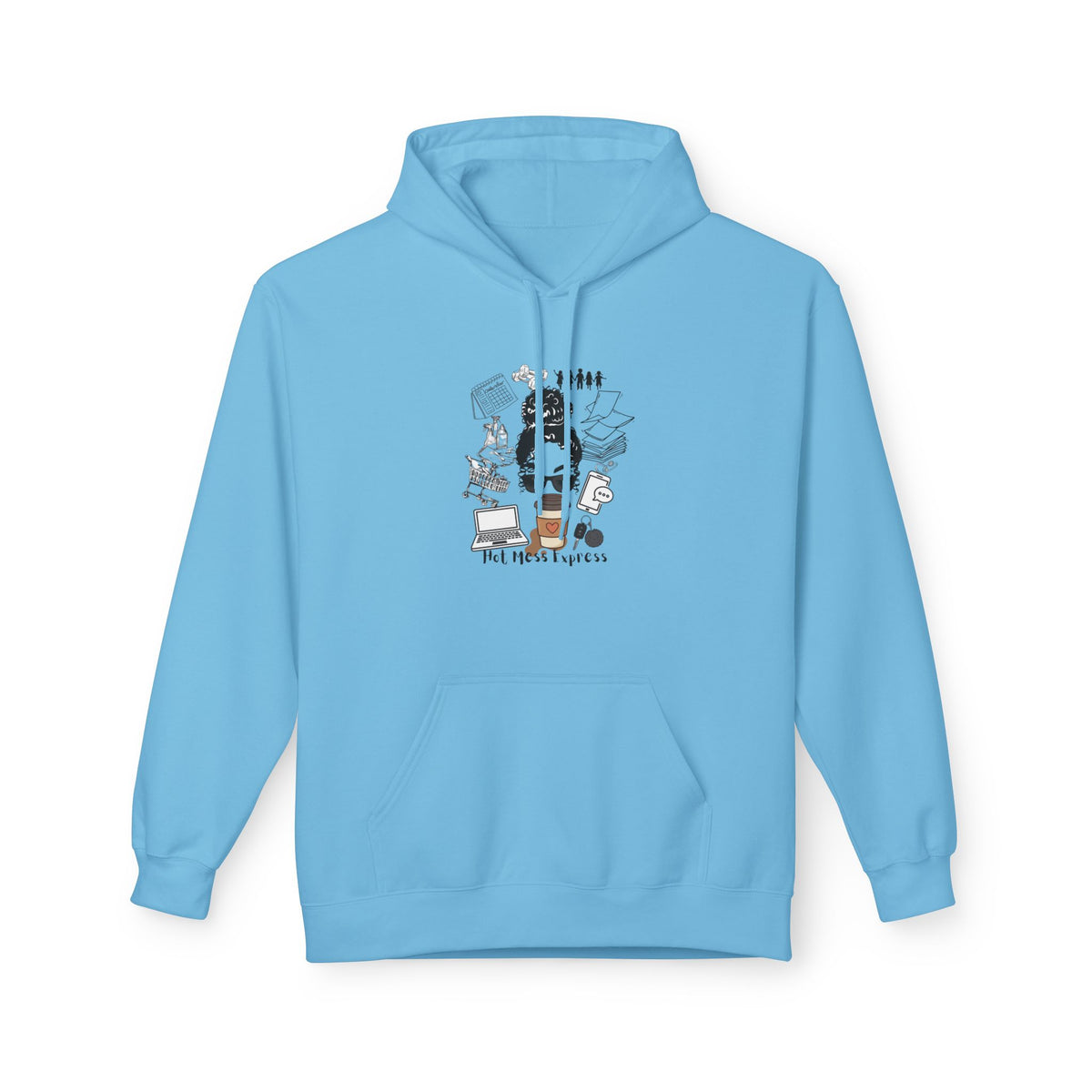 Hot Mess Express Curly Hair Hoodie