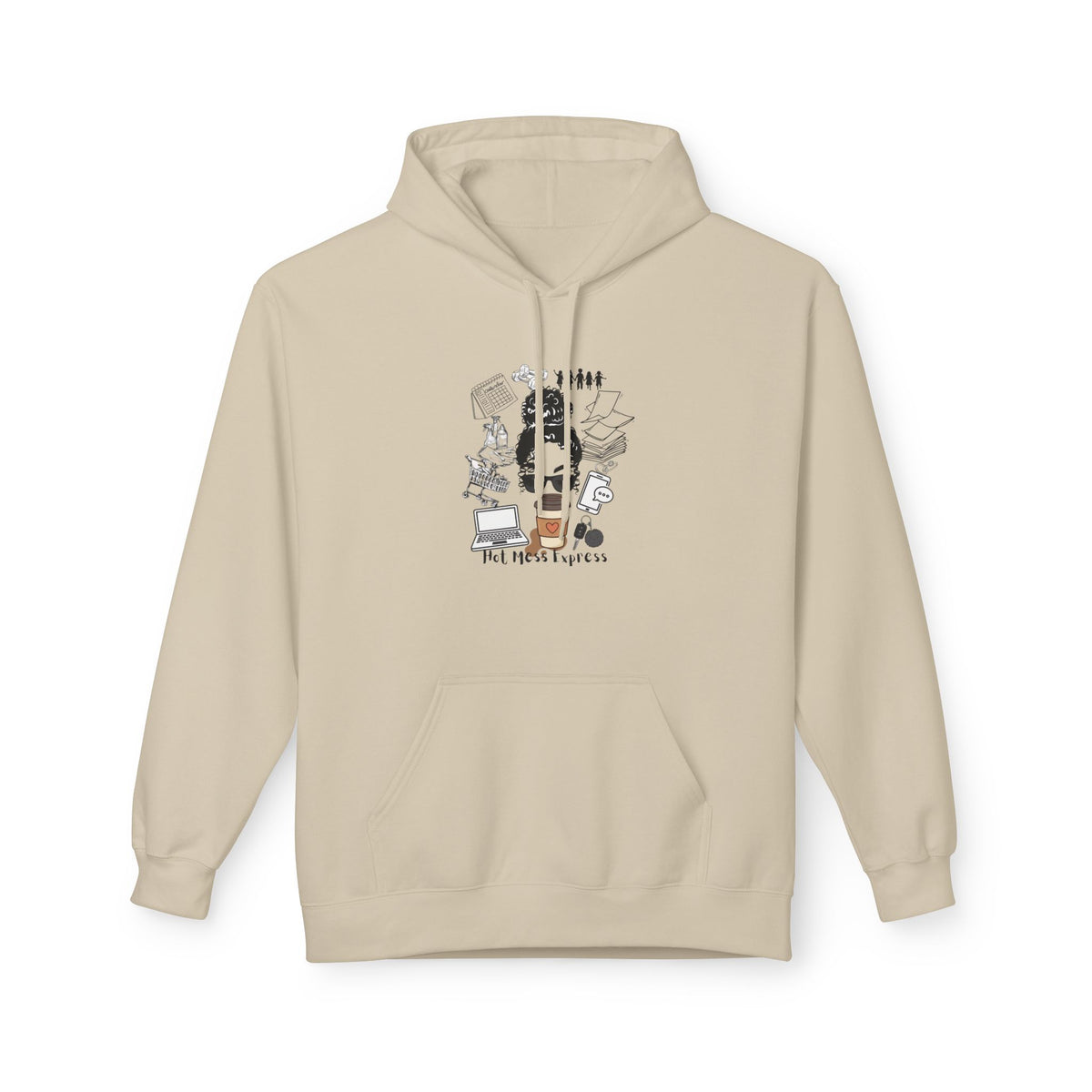 Hot Mess Express Curly Hair Hoodie