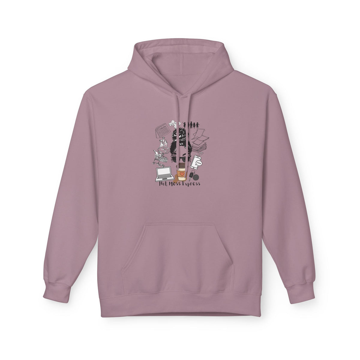 Hot Mess Express Curly Hair Hoodie